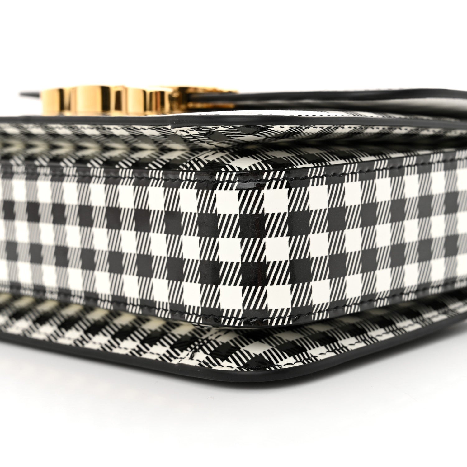 Celine Patent Teen Vichy Garance Black White 11 of 14