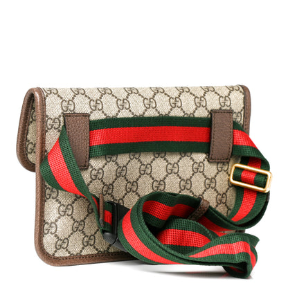 Gucci GG Supreme Monogram Neo Vintage Web Belt Bag Brown 3 of 10
