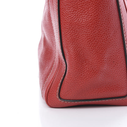 Dolce & Gabbana Grained Calfskin Tote Red 10 of 10