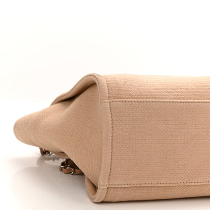 Chanel Mixed Fibers Small Deauville Tote Beige 10 of 13