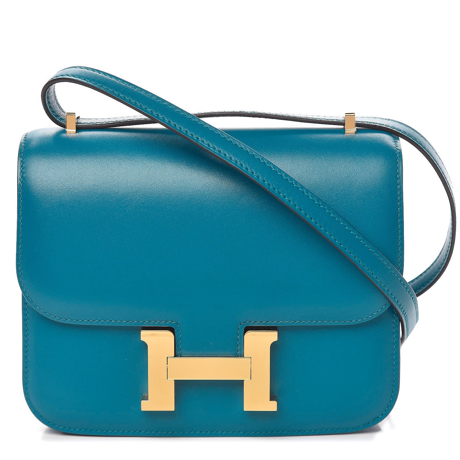 Hermes Tadelakt Constance 18 Bleu Izmir 1 of 21