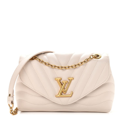 Louis Vuitton Calfskin LV New Wave Chain Bag Ivory 1 of 12