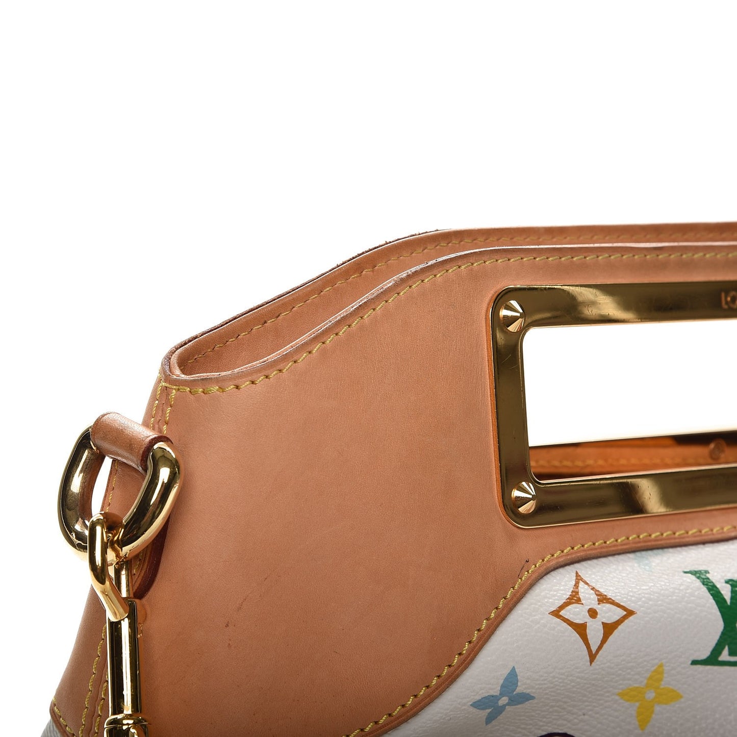 Monogram Multicolor Judy GM White