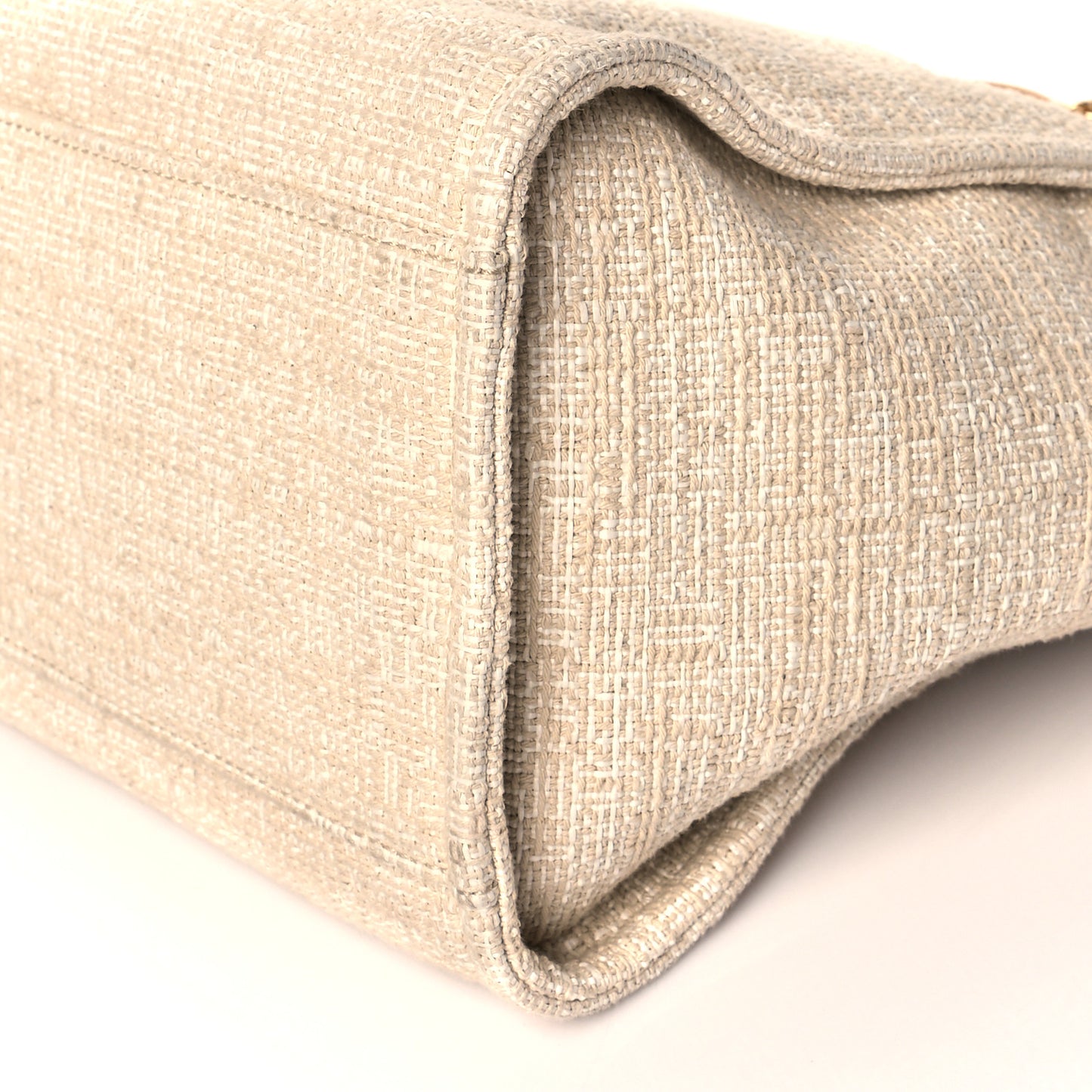Canvas Medium Deauville Tote Light Beige