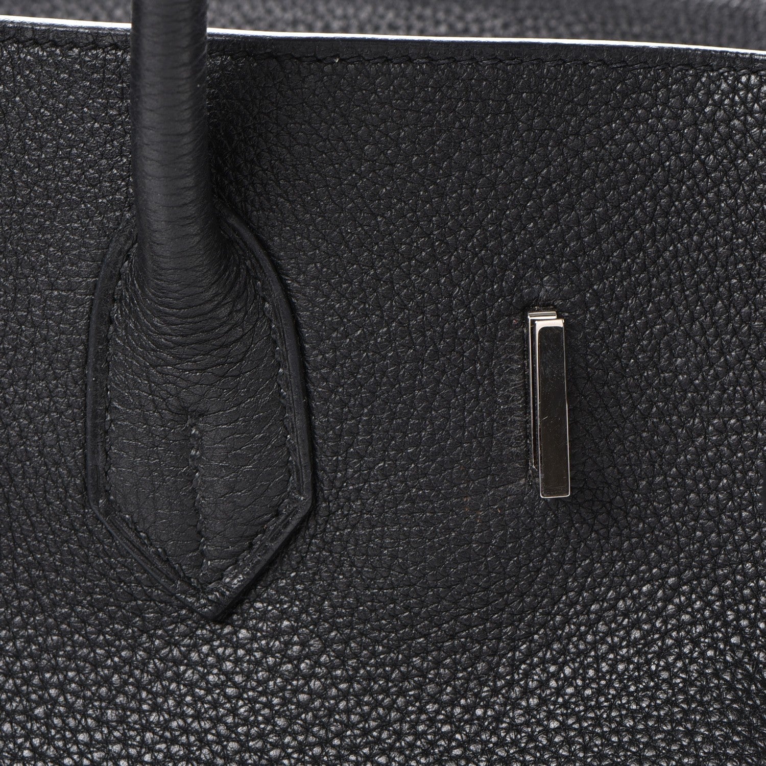 Hermes Taurillon Clemence Birkin 35 Black 31 of 37