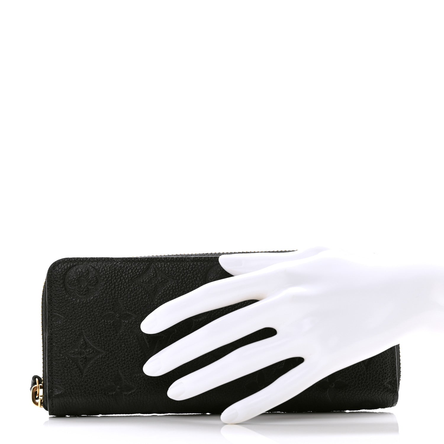Louis Vuitton Empreinte Clemence Wallet Black 2 of 9