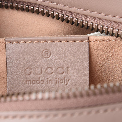 Gucci Calfskin Matelasse Mini GG Marmont Chain Shoulder Bag Nude 6 of 8