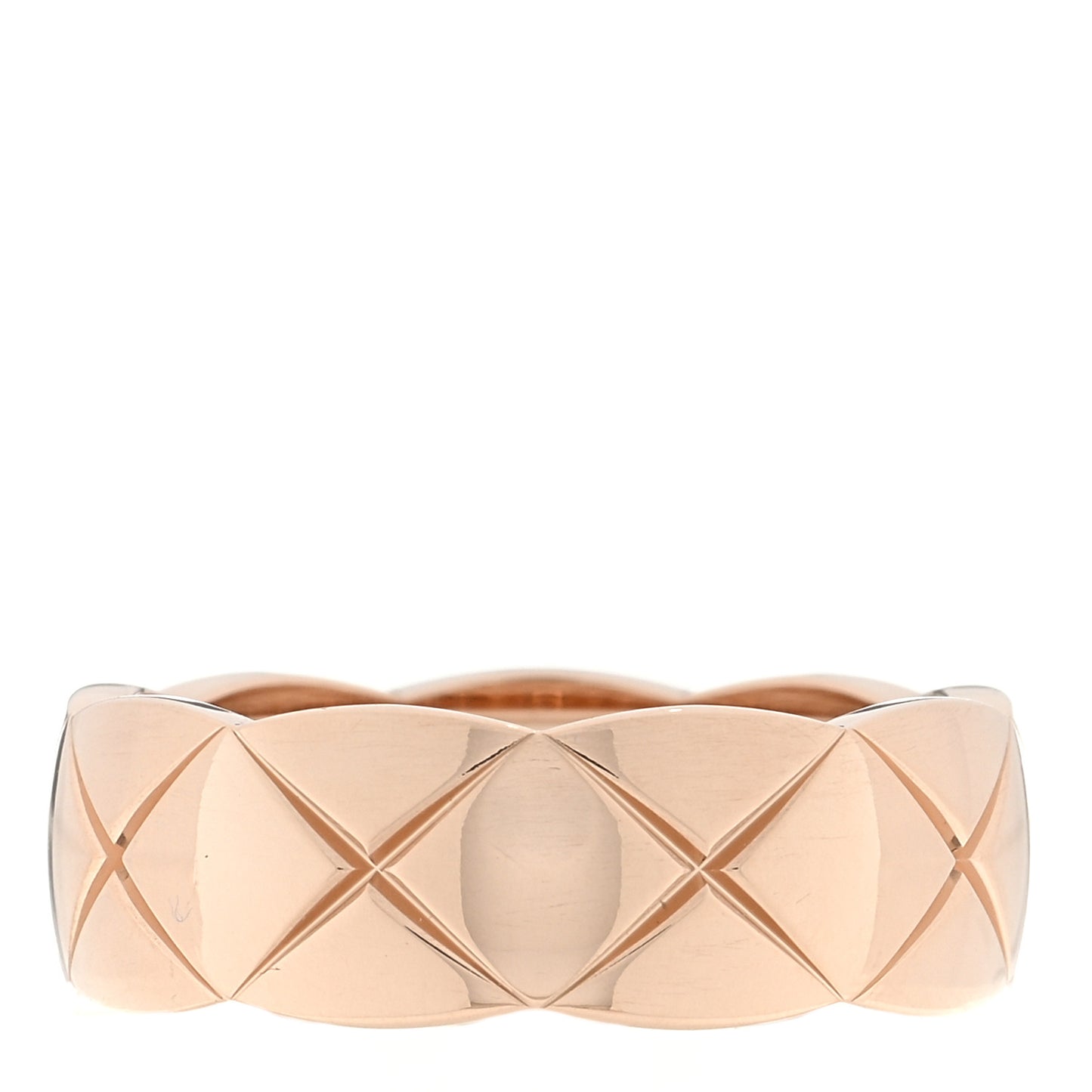 18K Beige Gold Small Coco Crush Ring 53 6.5