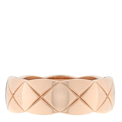 Chanel 18K Beige Gold Small Coco Crush Ring 53 6.5 3 of 4