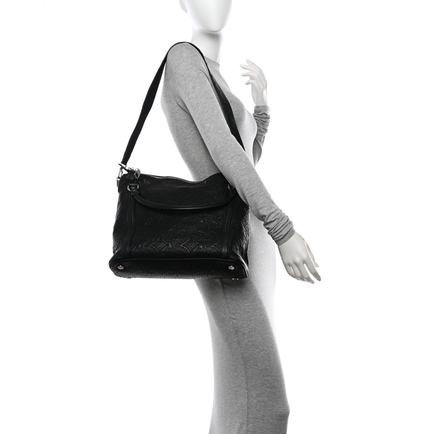Monogram Lambskin Antheia Ixia PM Black