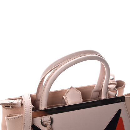 Fendi Vitello Elite Monster Petite 2Jours Tote Rosa Plaster 14 of 15