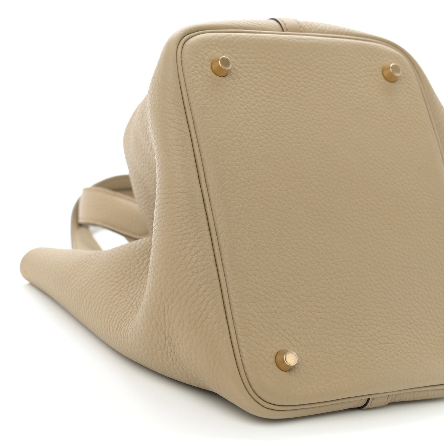 Hermes Taurillon Clemence Picotin Lock 22 MM Beige Marfa 9 of 10
