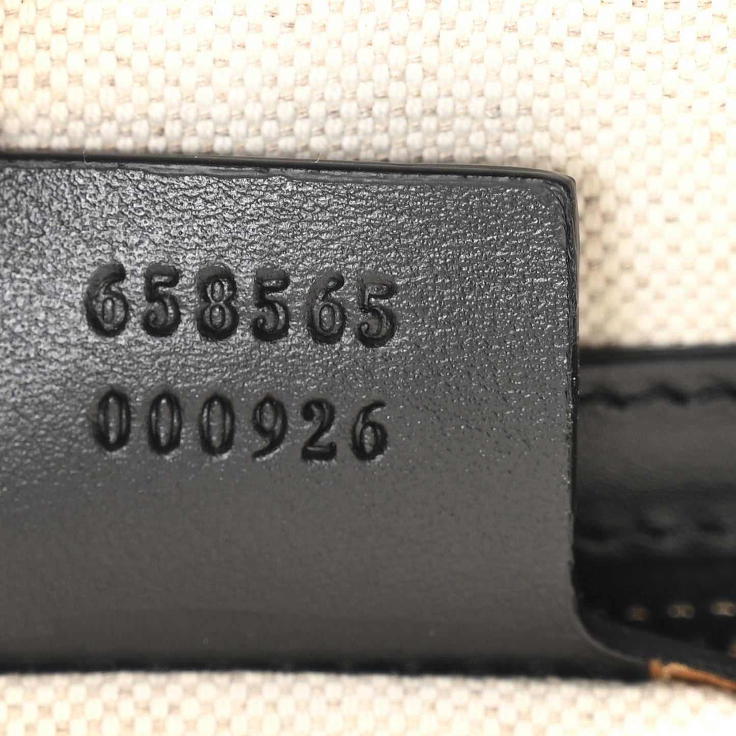 Calfskin GG Tennis Embossed Shoulder Bag Black