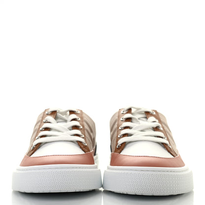 Hermes Calfskin Deep Sneakers 37.5 Multicolor White Gold 2 of 8