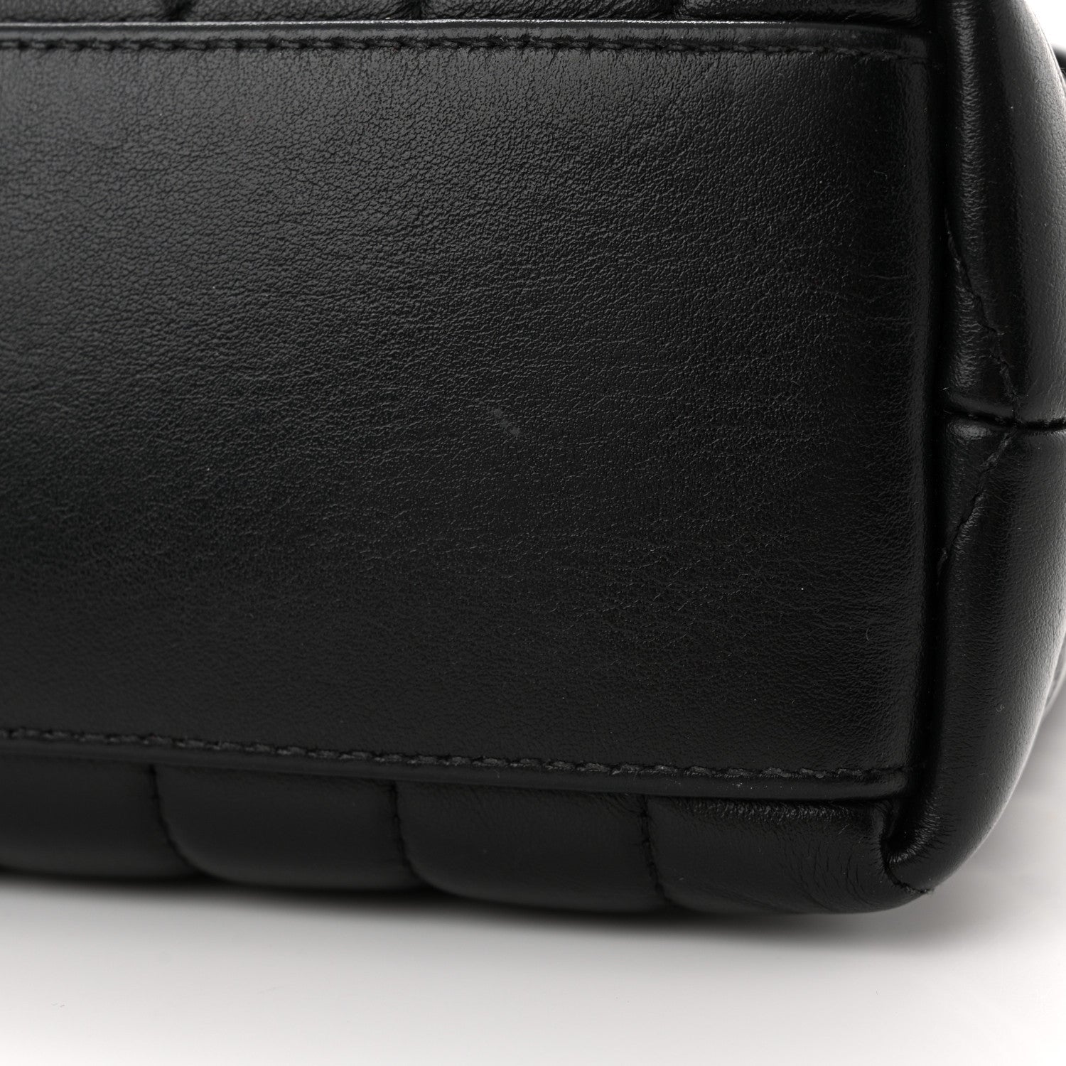 Saint Laurent Calfskin Y Quilted Monogram Small Loulou Chain Satchel Black 13 of 15