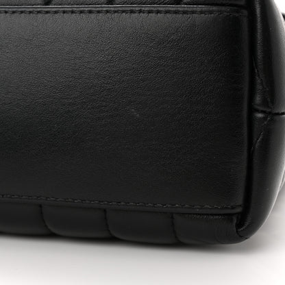 Saint Laurent Calfskin Y Quilted Monogram Small Loulou Chain Satchel Black 13 of 15