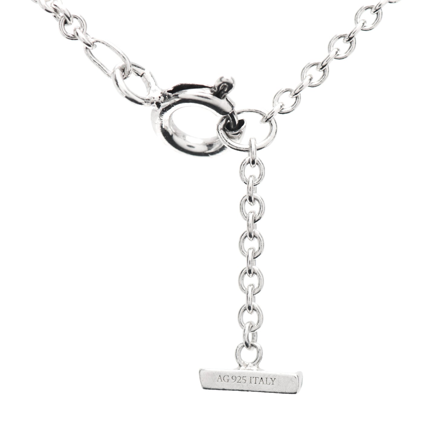 Sterling Silver Double T Smile Bracelet