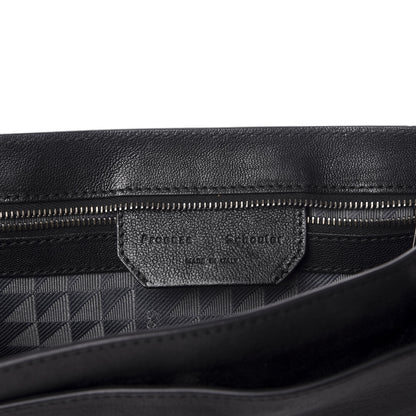 Proenza Schouler Lambskin Tiny Fringe Lux PS1 Satchel Black 5 of 9