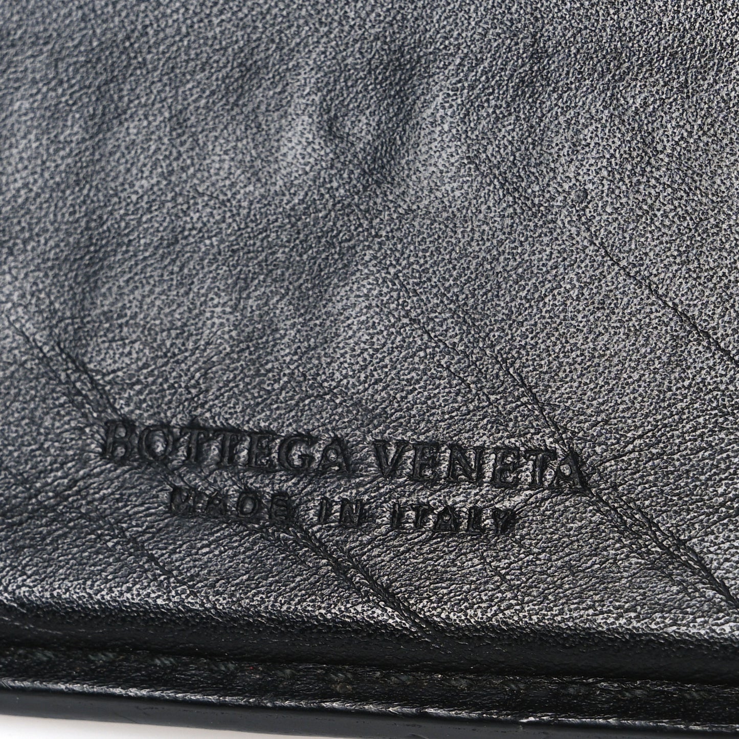 Nappa Intrecciato Bi-Fold Wallet Black