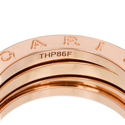 Bulgari 18K Rose Gold B.Zero1 Three-Band Ring 59 8.75 5 of 6