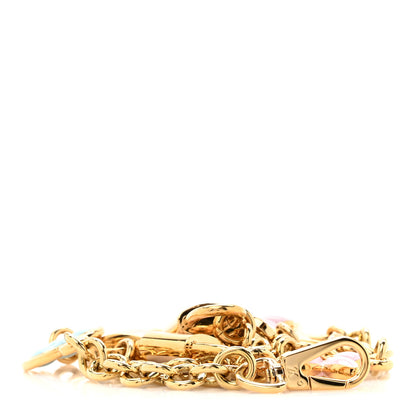 Louis Vuitton Enamel Flower Lock Capucines Chain Strap Gold Multicolor 1 of 3