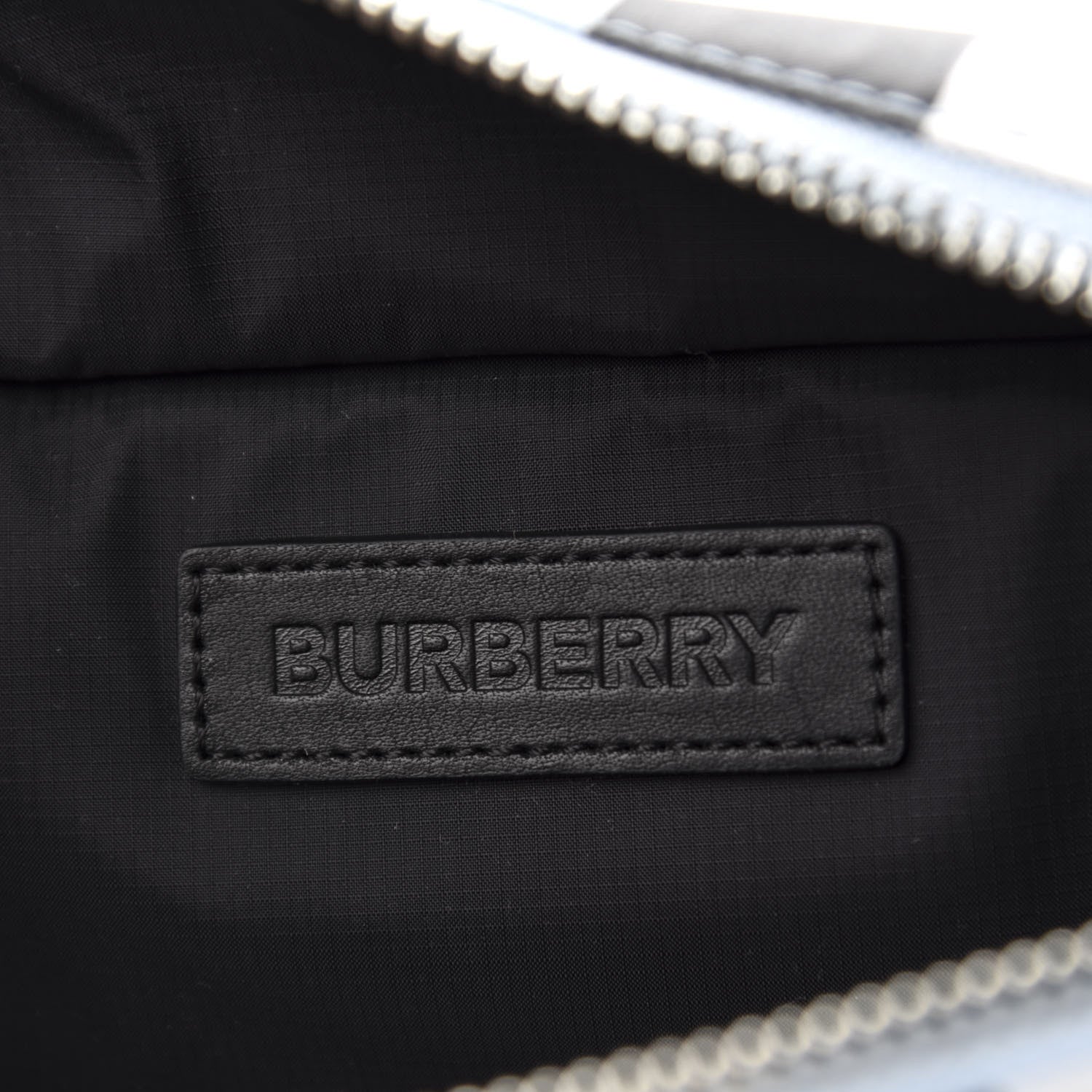 Burberry Econyl Logo Print Check Childrens Bum Bag Blue 6 of 8