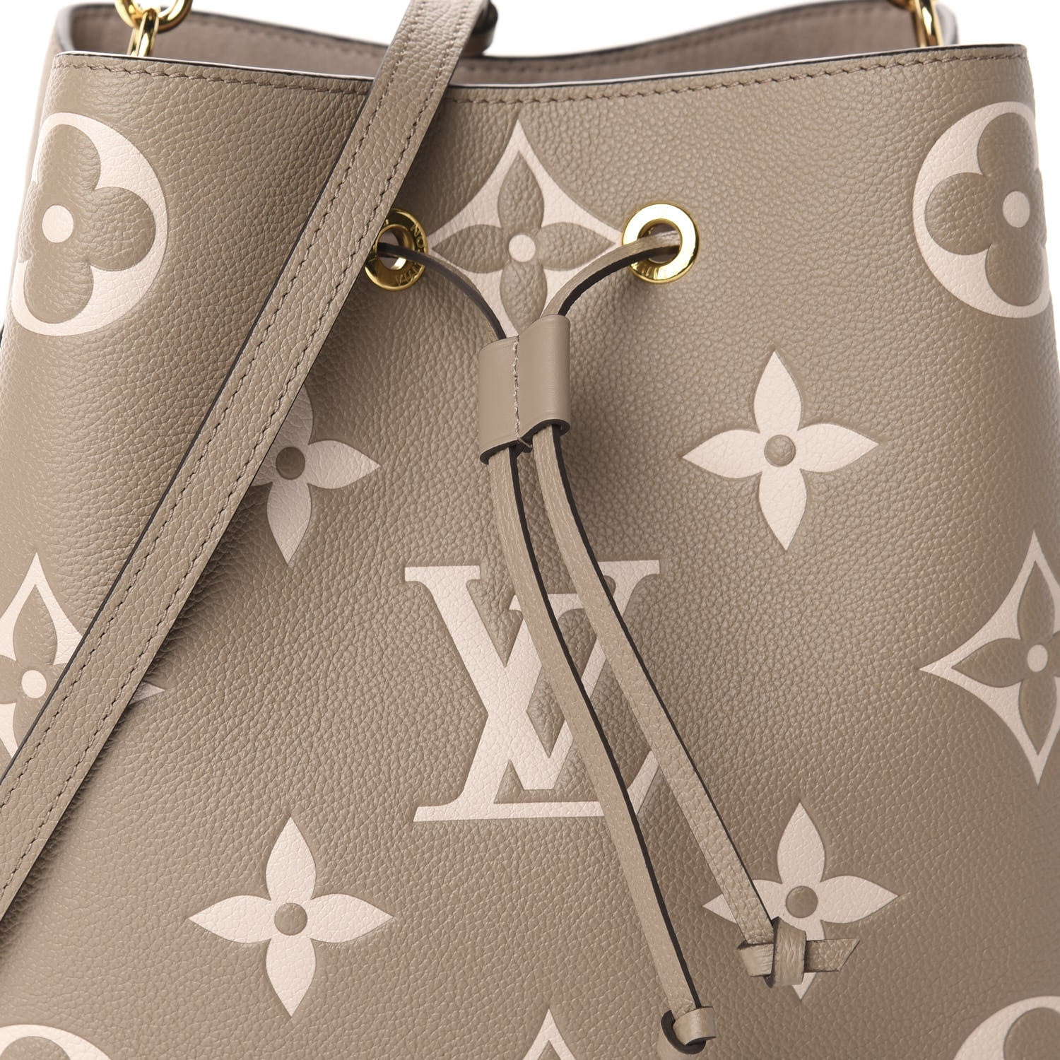 Louis Vuitton Empreinte Monogram Giant Neonoe MM Tourterelle Creme 11 of 11