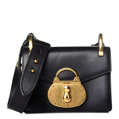 Prada Antic Soft Padlock Shoulder Bag Black 1 of 8
