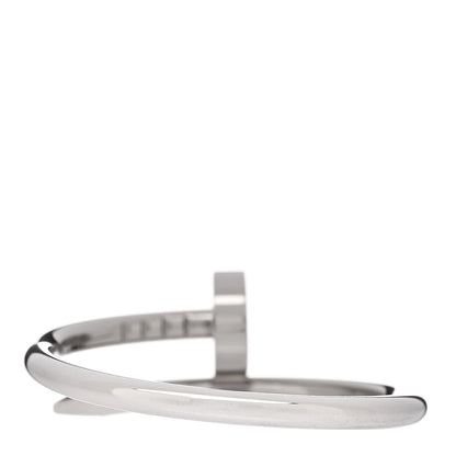 Cartier 18K White Gold Small Juste Un Clou Ring 56 7.5 3 of 5