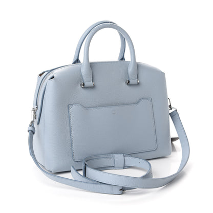 MCM Grained Calfskin Medium Ella Boston Sky Blue 3 of 10