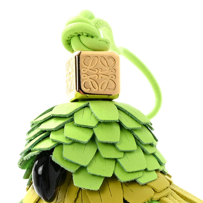 Loewe X PAULA'S IBIZA Calfskin Parrot Bag Charm Green Multicolor 3 of 3