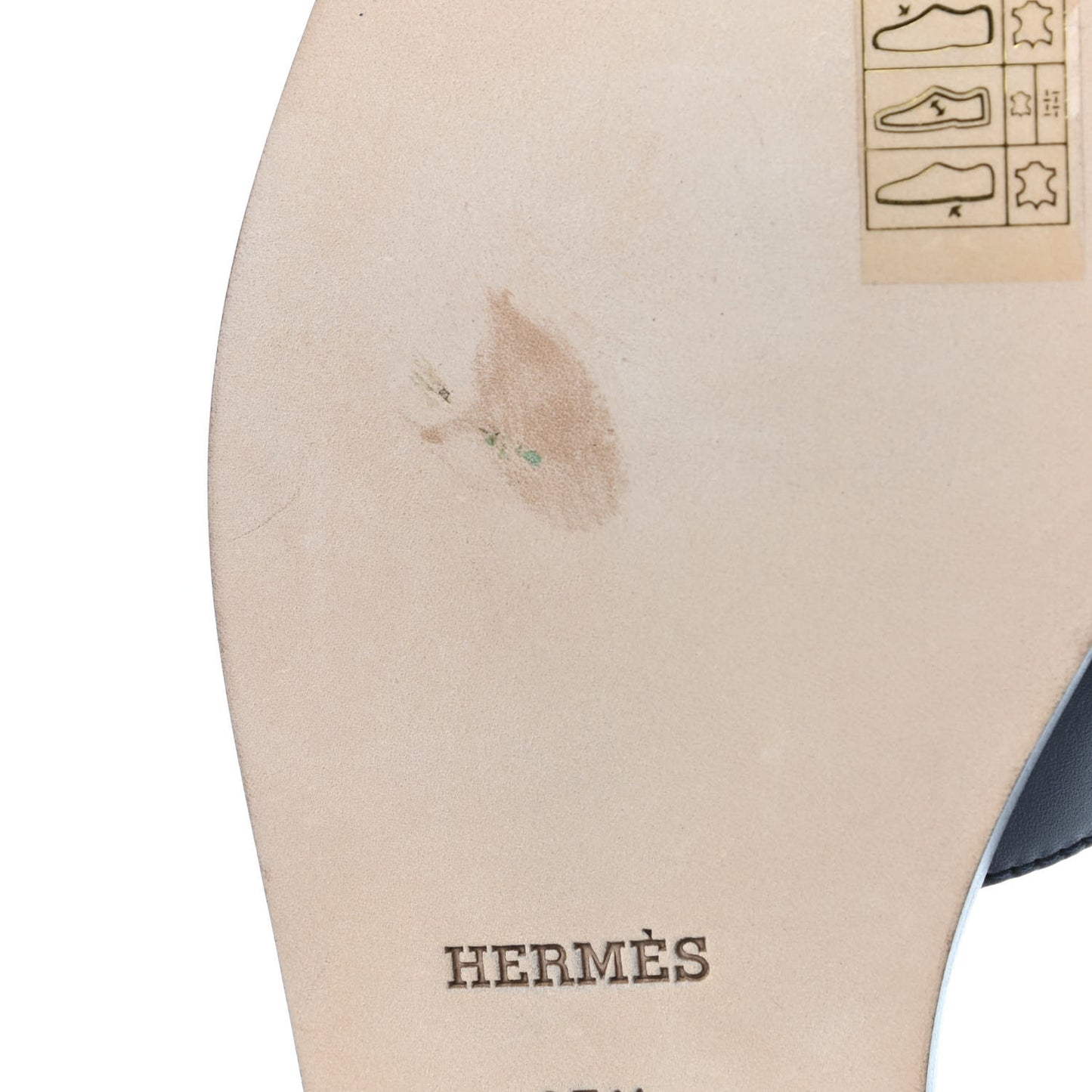 Calfskin Toucans de Paradis Oran Sandals 37.5 Bleu Indigo