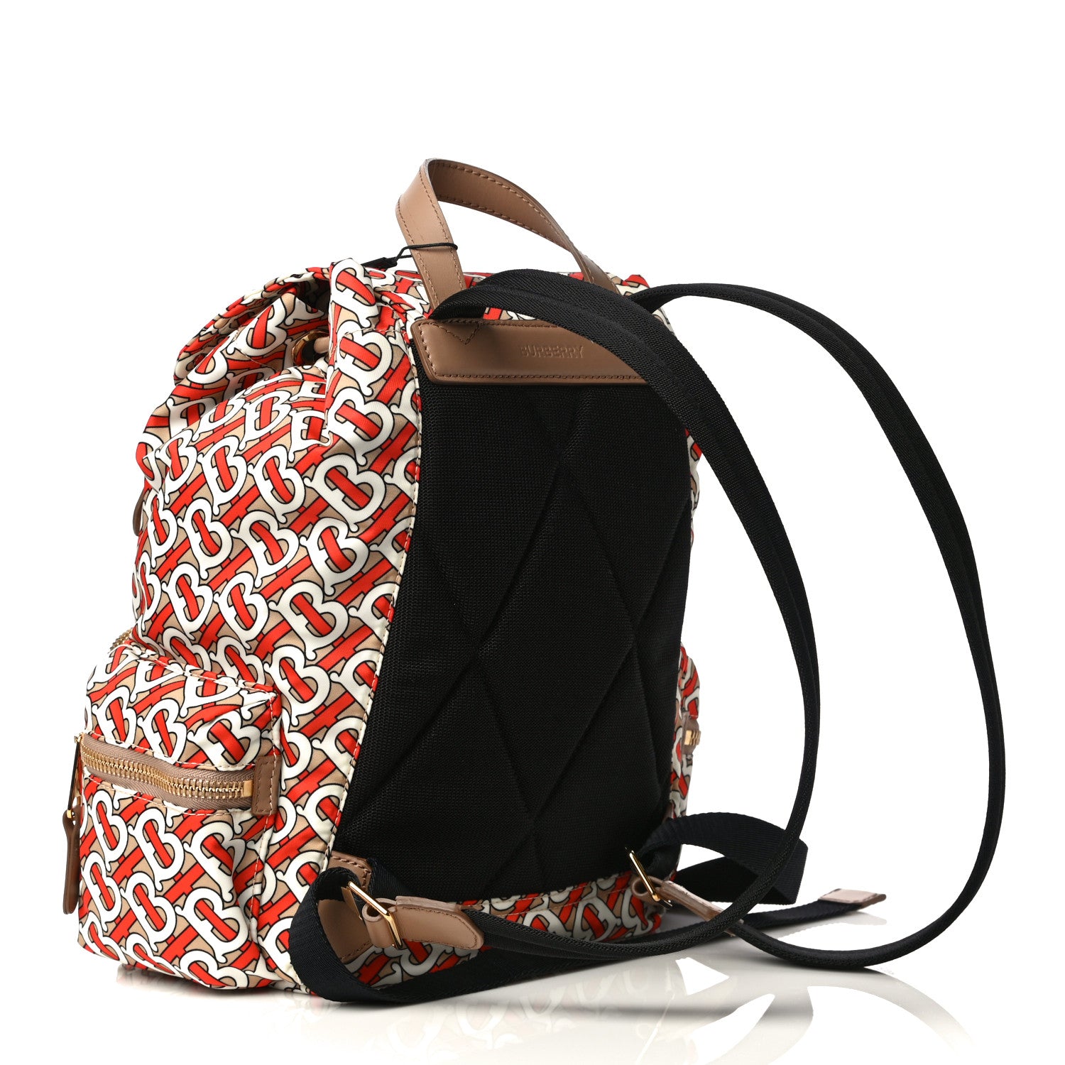 Burberry Nylon Monogram Medium Rucksack Backpack Vermillion 3 of 10