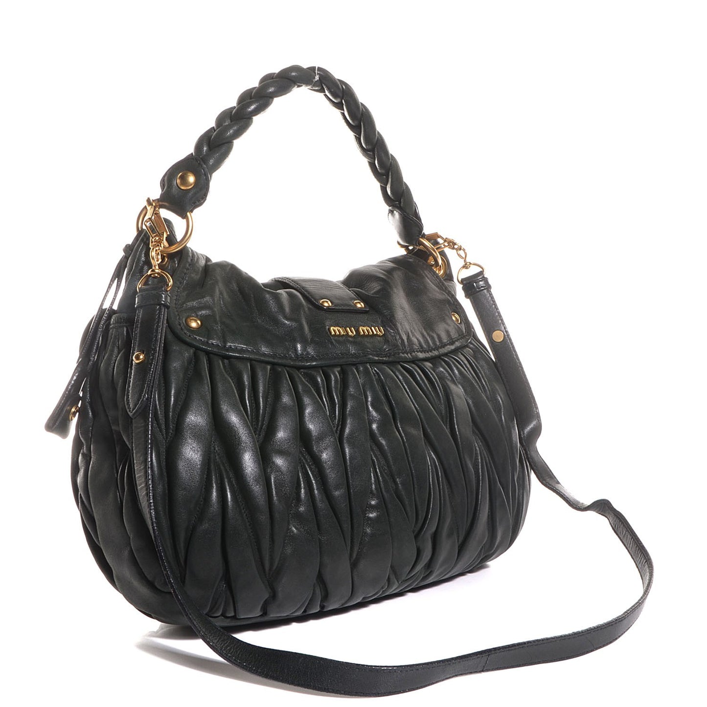 Nappa Matelasse Coffer Hobo Bosco