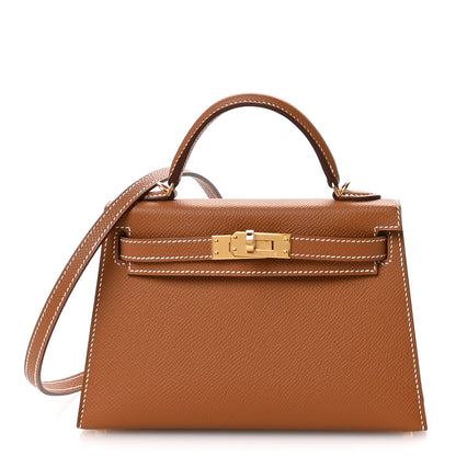Hermes Epsom Mini Kelly Sellier 20 Gold 1 of 11