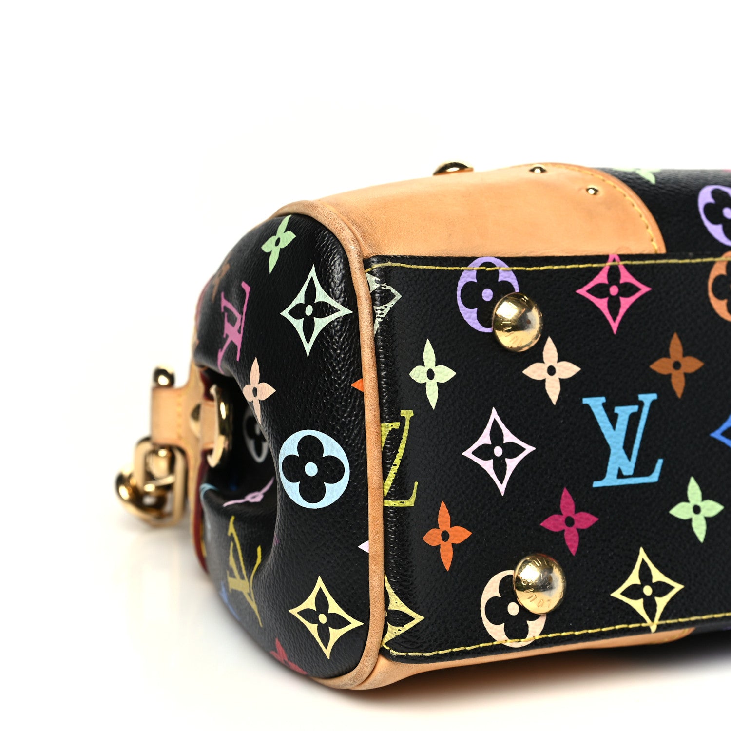 Louis Vuitton Monogram Multicolor Beverly MM Black 8 of 9