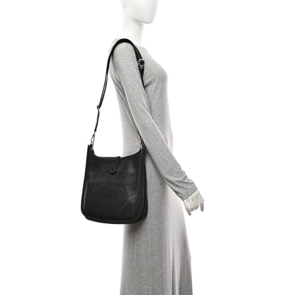 Hermes Taurillon Clemence Evelyne III PM Black 2 of 11