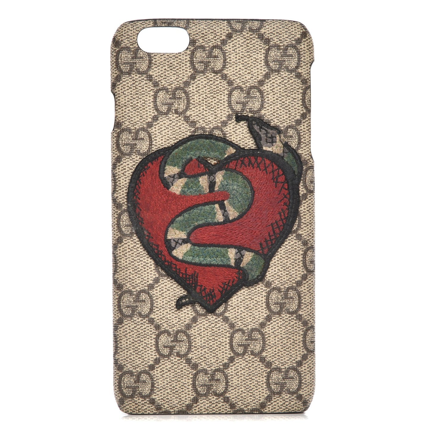 GG Supreme Monogram Kingsnake Heart Iphone 6 Plus Case