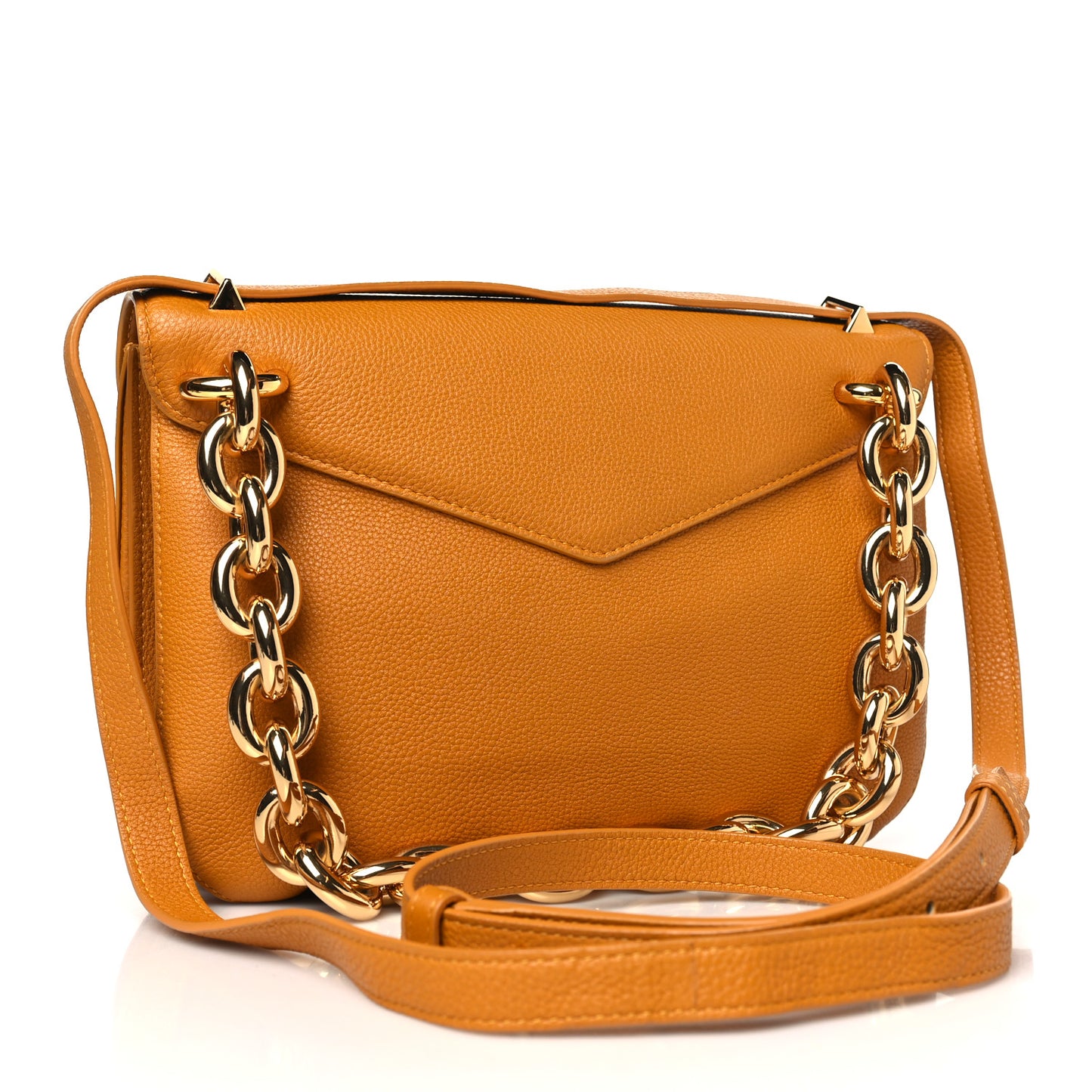 Calfskin Mount Envelope Bag Cob