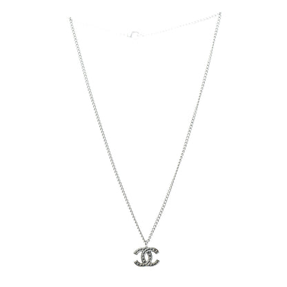Chanel CC Necklace Silver 4 of 5