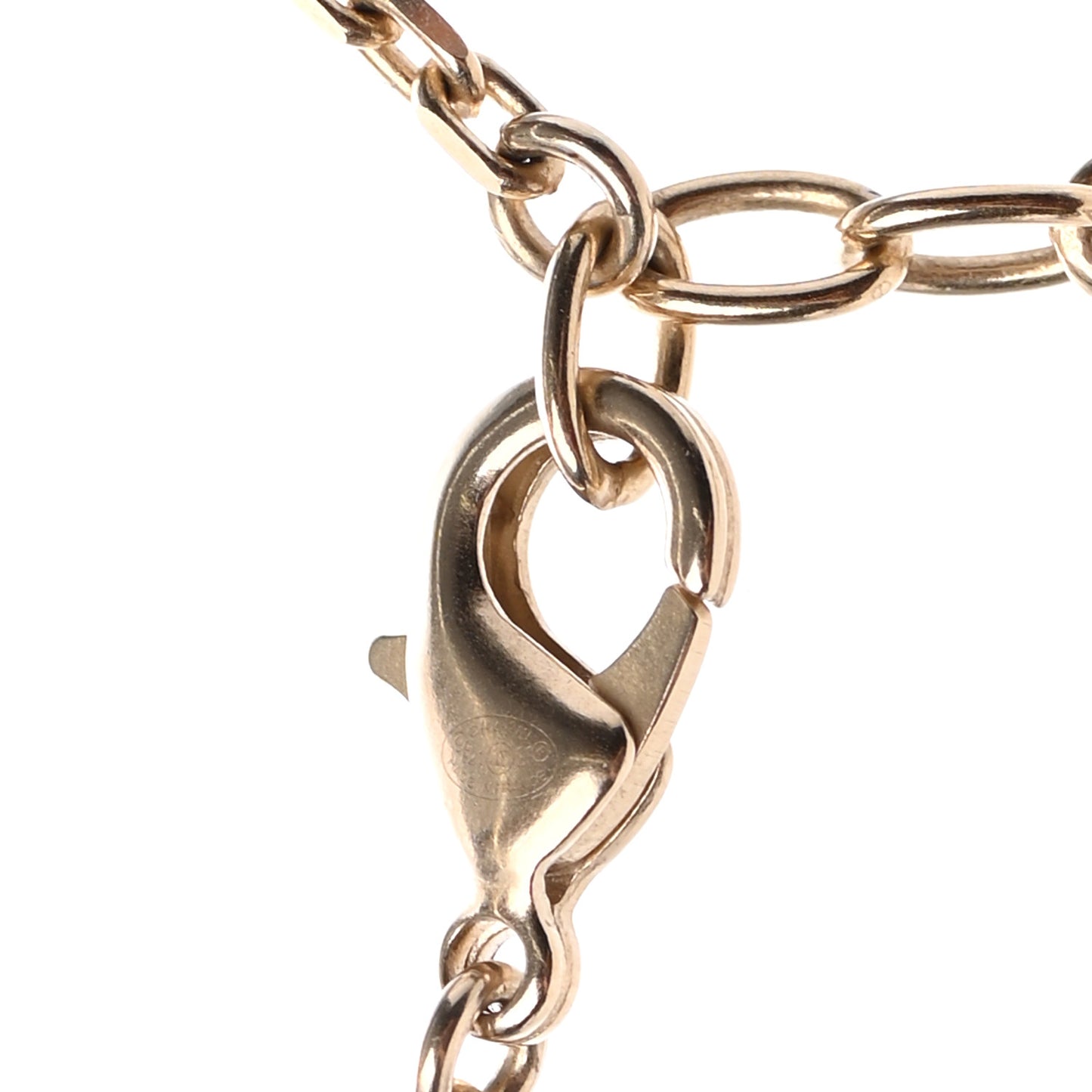 Crystal CC Medallion Necklace Gold