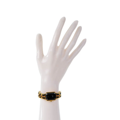 Chanel Stainless Steel Lambskin 20mm Chain Premiere Quartz Watch Gold S 2 of 6