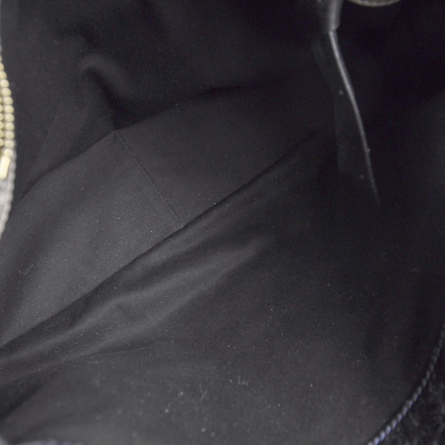 Chloe Leather Large Bay Tote Metallic Navy 6 of 10