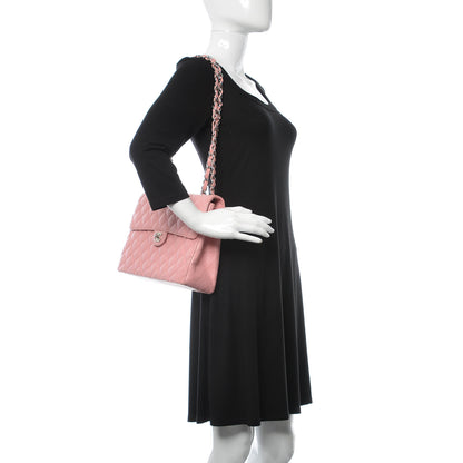 Chanel Caviar Jumbo Single Flap Pink 2 of 16