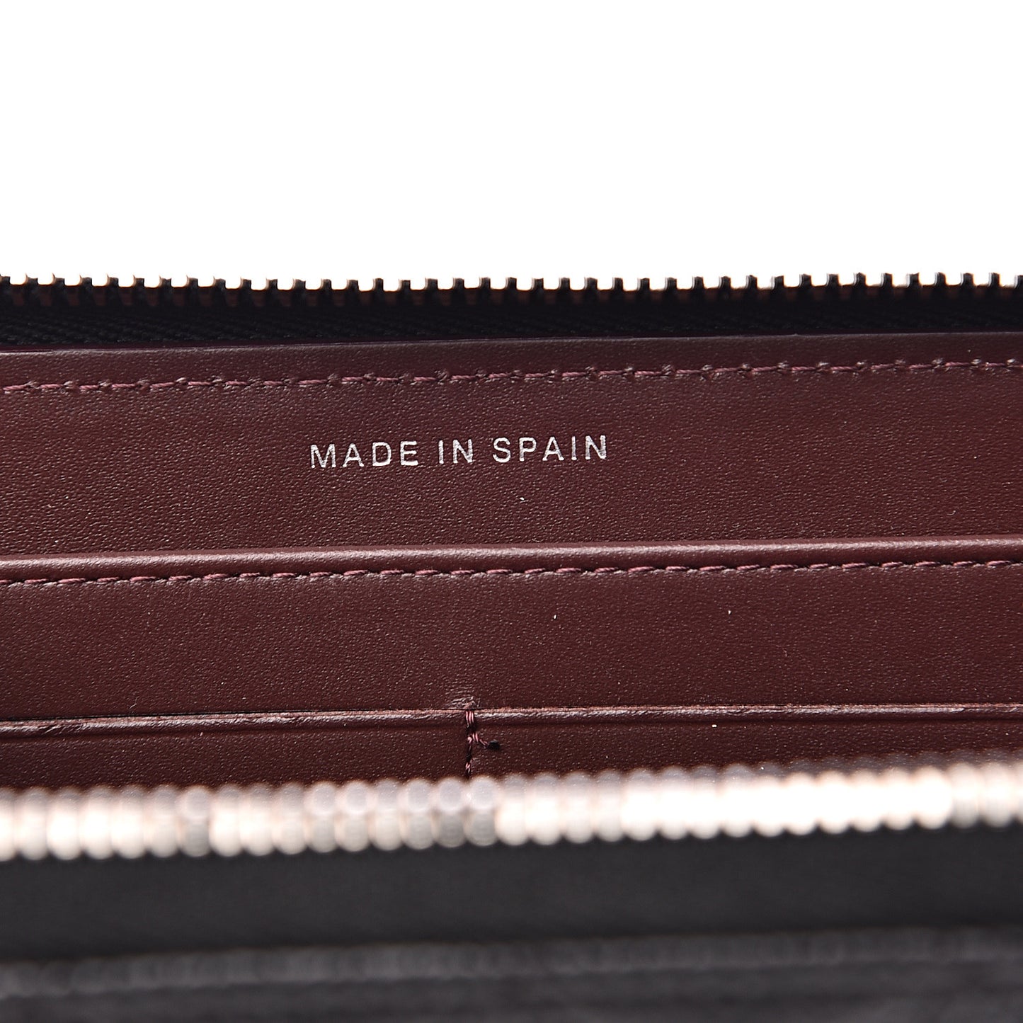 Caviar Quilted Large Gusset Zip Around Wallet Black