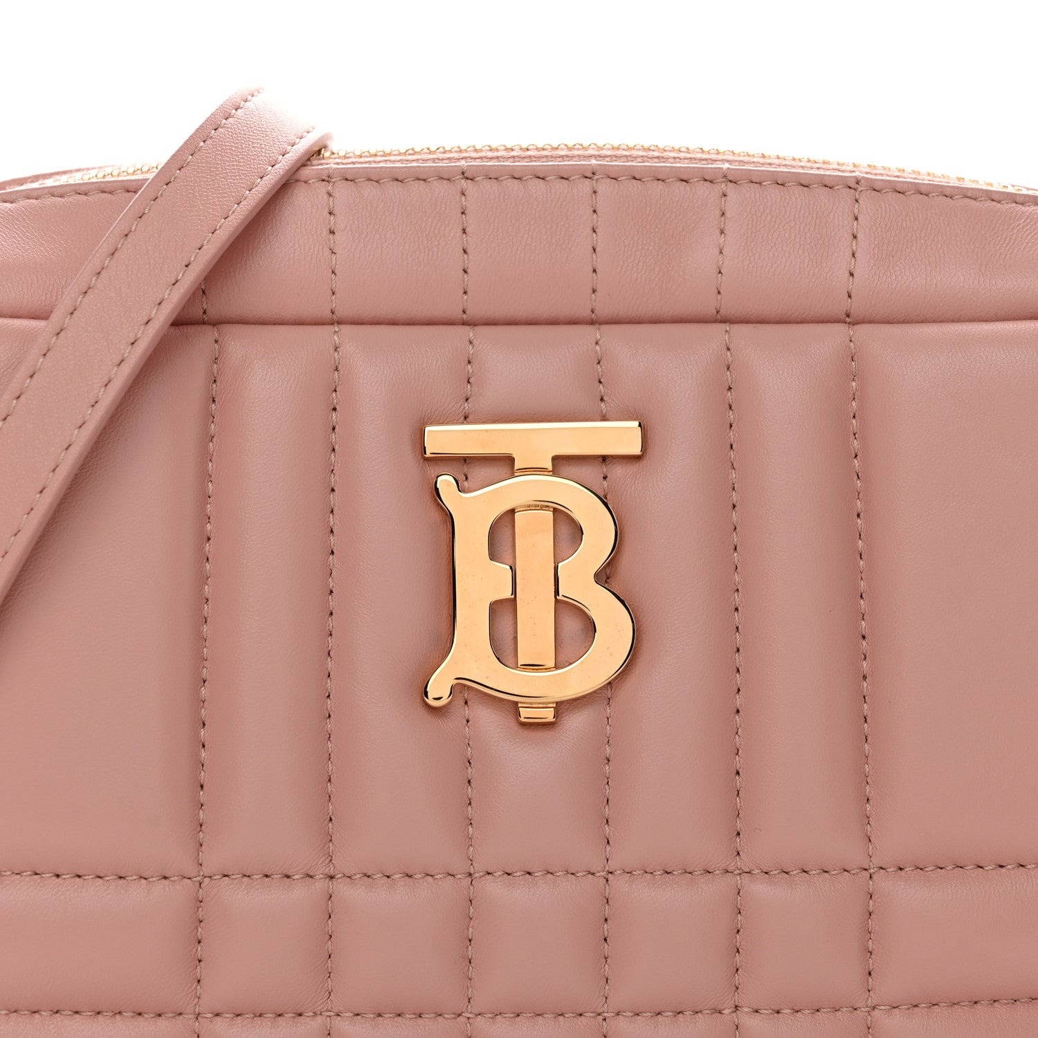 Burberry Calfskin Quilted Small Lola Camera Bag Primrose Pink 8 of 10