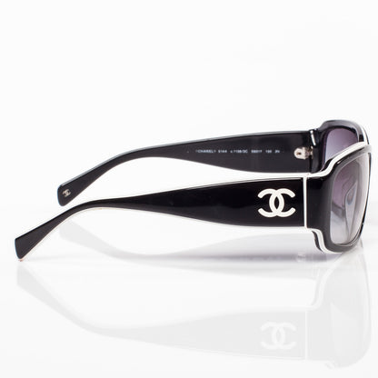 Chanel CC Sunglasses 5144 Black 3 of 7