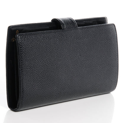 Chanel Caviar CC French Wallet Black 3 of 8