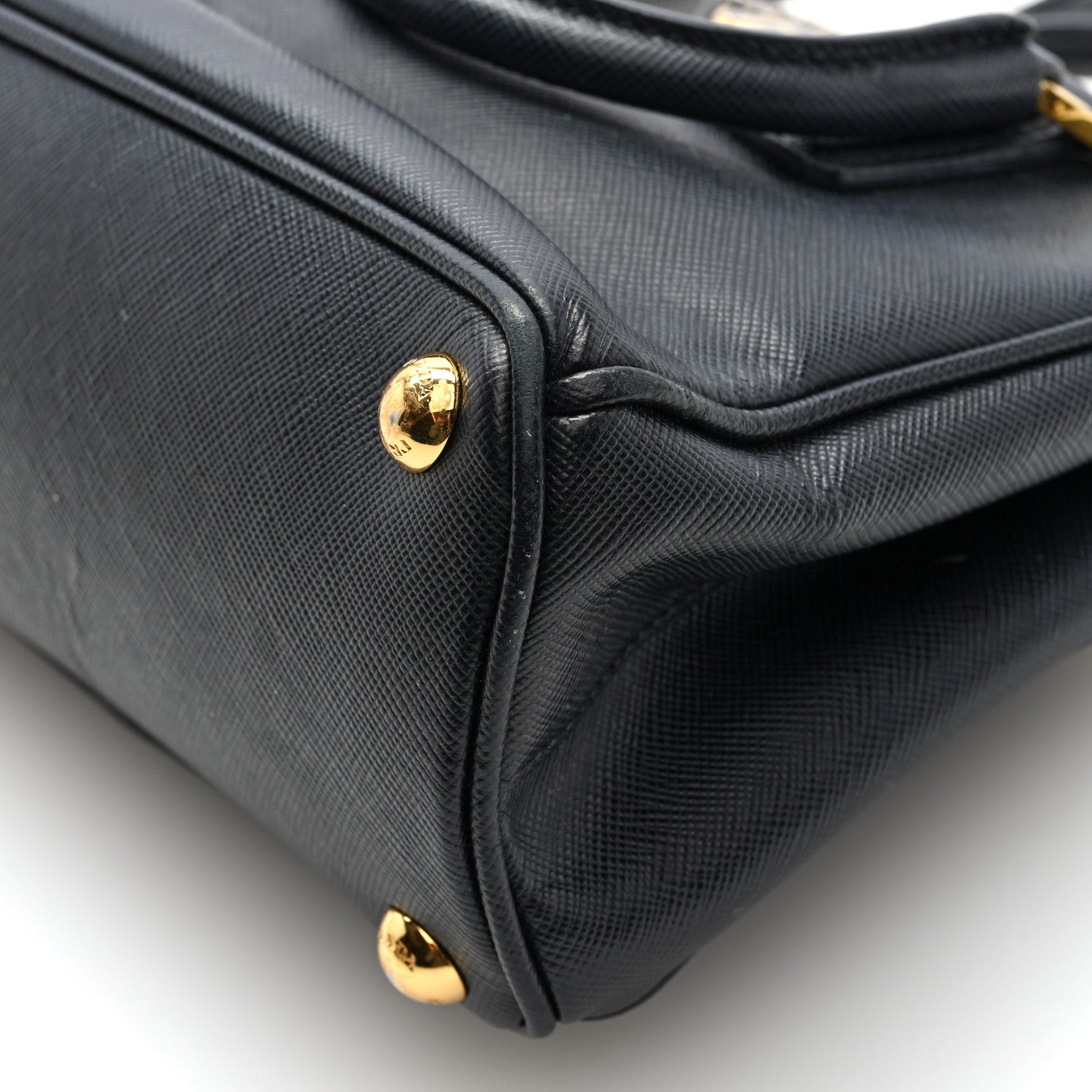 Prada Saffiano Micro Galleria Double Zip Tote Black 1773071