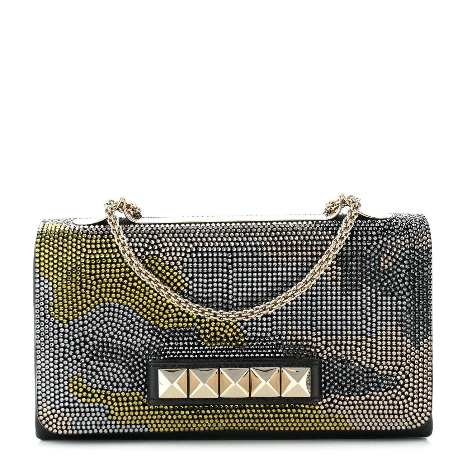 Valentino Garavani Nappa Crystal Camouflage Va Va Voom Shoulder Bag Multicolor 1 of 11